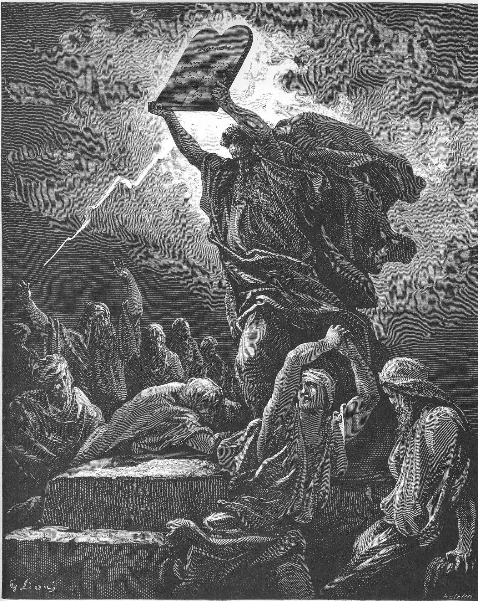 Moses Breaking the Tablets of the Law